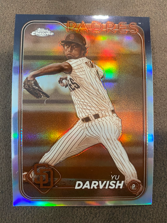 Yu Darvish - 2024 Topps Chrome - Sepia Refractor - Padres