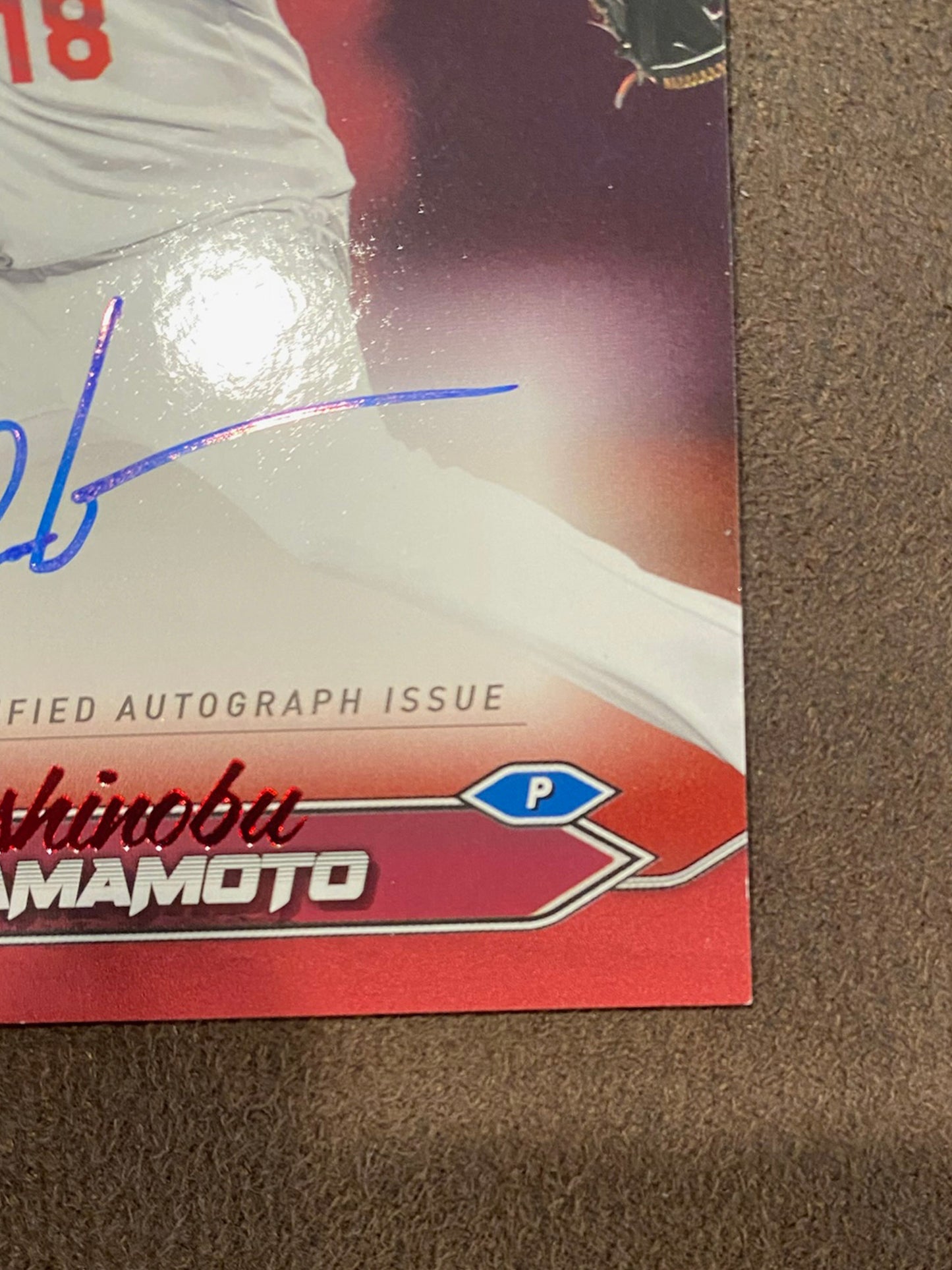 Yoshinobu Yamamoto - 2024 Topps Stadium Club - Red Foil AUTO /50 - Dodgers