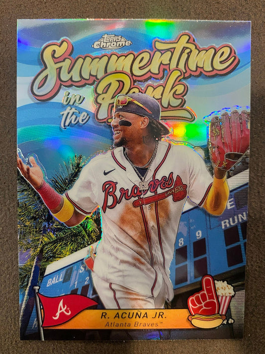 Ronald Acuna Jr. - 2024 Topps Chrome - Summertime in the Park - Braves