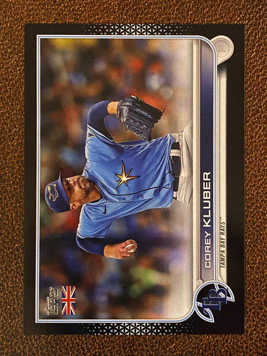 Corey Kluber - 2022 Topps UK - Black /125 - Rays