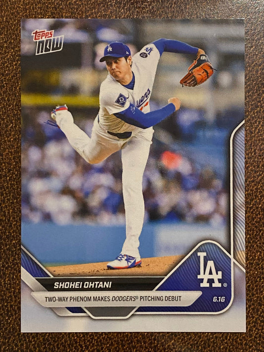 Shohei Ohtani - 2025 Topps Now - Card 307 (PR: 20,750) - Dodgers