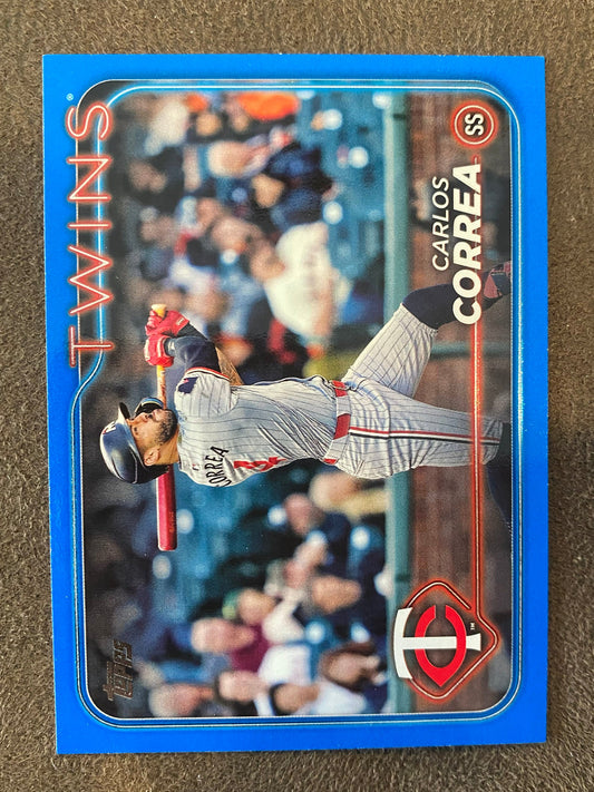 Carlos Correa - 2024 Topps Update - All Star BLUE - Twins