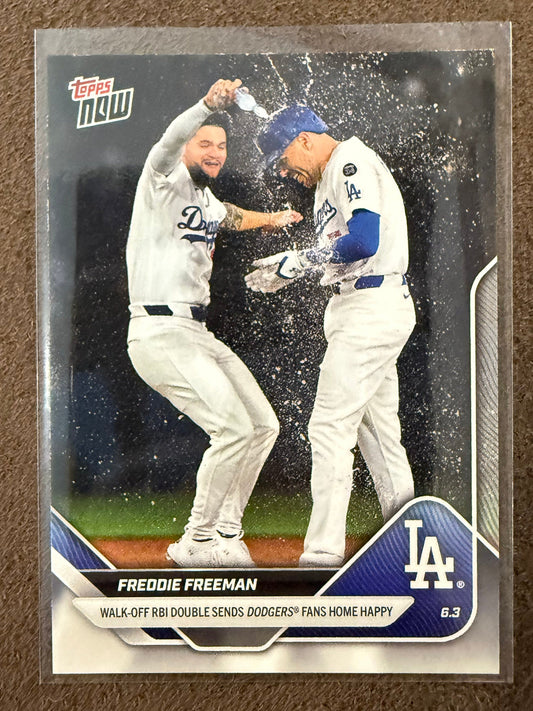 Freddie Freeman - 2025 Topps Now - Card 252 (PR: 893) - Dodgers