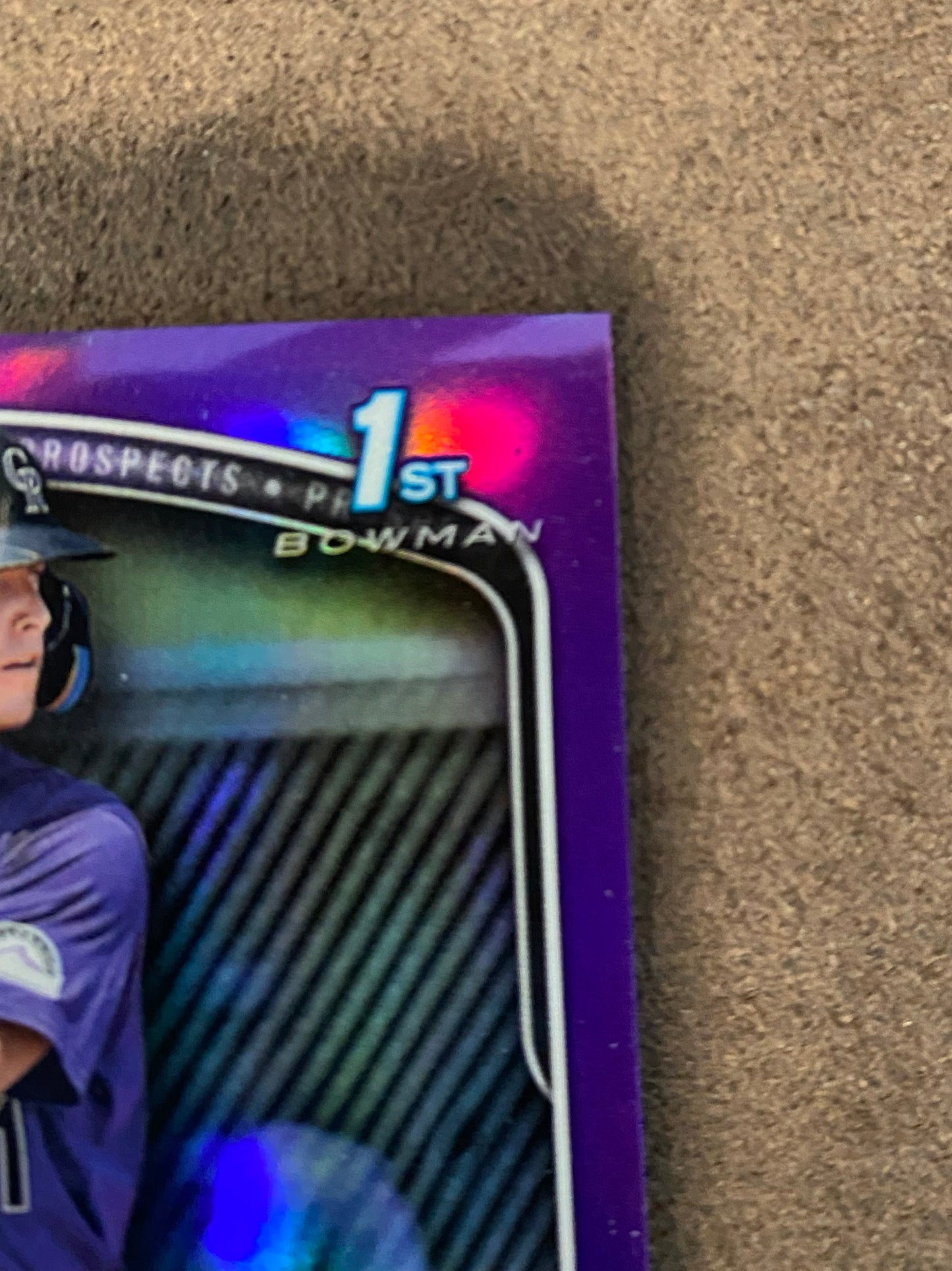 Charlie Condon - 2025 Bowman - Purple Color Match Refractor AUTO 1st Bowman /250 - Rockies