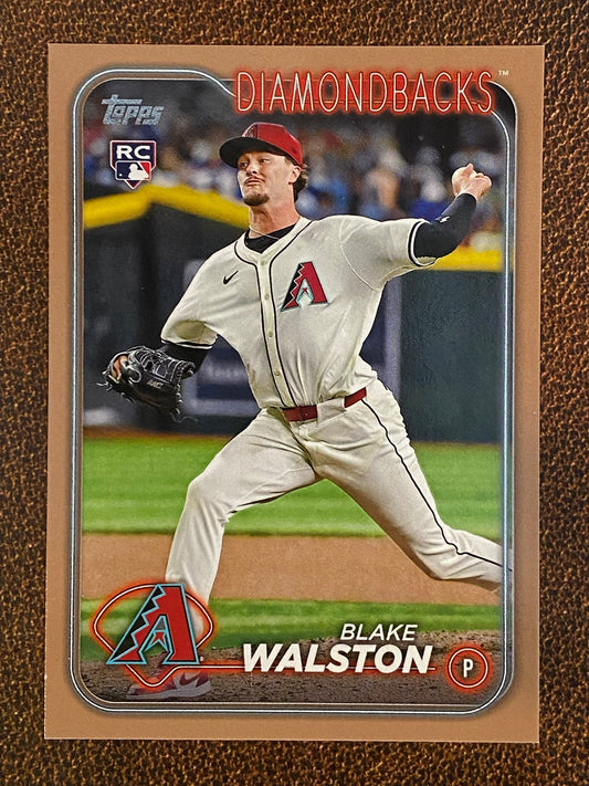 Blake Walston - 2024 Topps Update - Gold /2024 - Diamondbacks