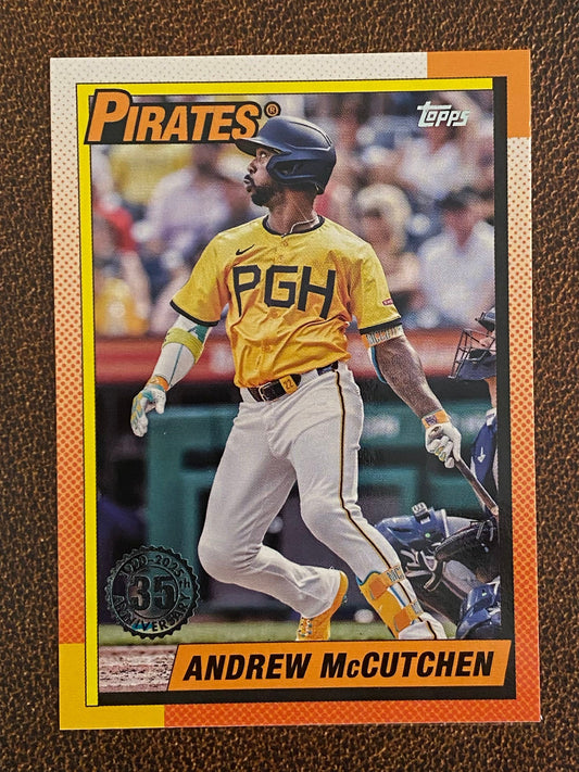 Andrew McCutchen - 2025 Topps Series 1 - 1990 Insert - Pirates