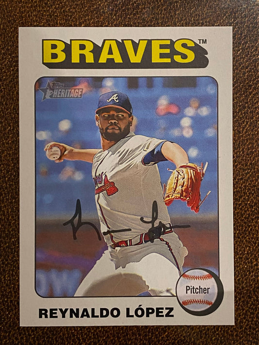 Reynaldo Lopez - 2024 Topps Heritage High Number - White Border - Braves