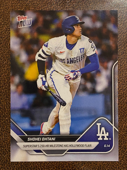 Shohei Ohtani - 2025 Topps Now - Card 298 (PR: 11,771) - Dodgers