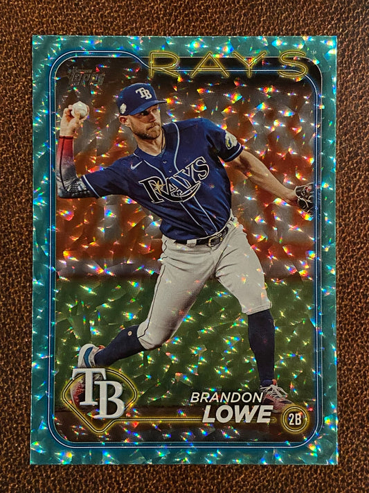 Brandon Lowe - 2024 Topps Series 2 - Aqua /399 - Rays