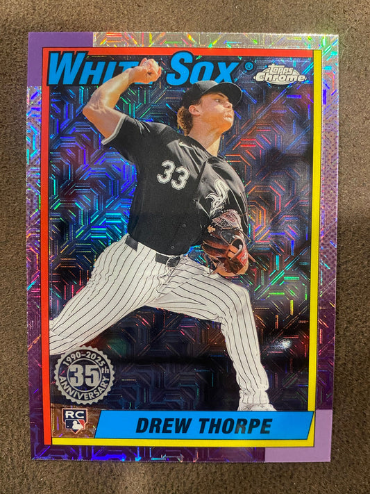 Drew Thorpe - 2025 Topps Series 1 - Silver Pack Mojo Refractor - White Sox