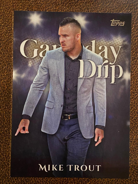 Mike Trout - 2025 Topps Series 1 - Game Day Drip - Angels