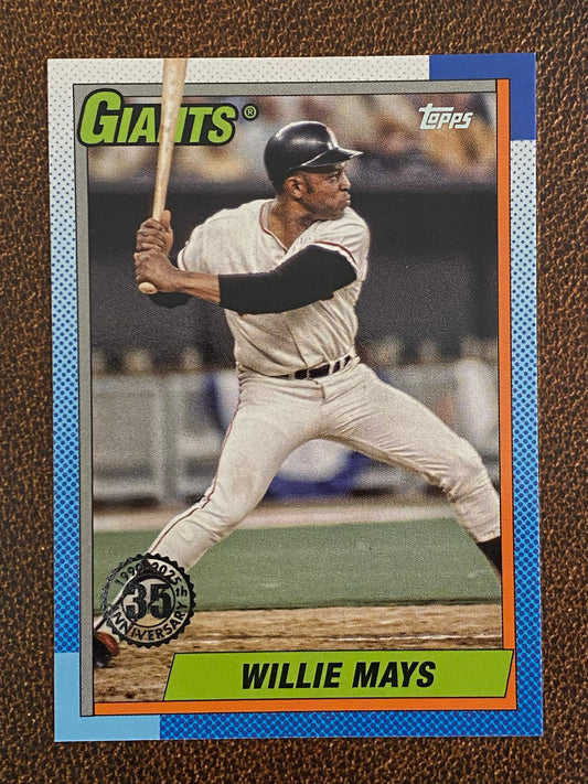 Willie Mays - 2025 Topps Series 1 - 1990 Insert - Giants