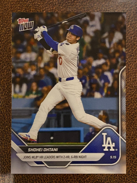 Shohei Ohtani - 2025 Topps Now - Card 184 (PR: 6,193) - Dodgers