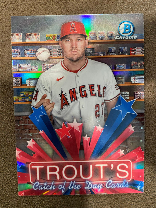 Mike Trout - 2025 Bowman - Hobby Stars (HS-6) - Angels