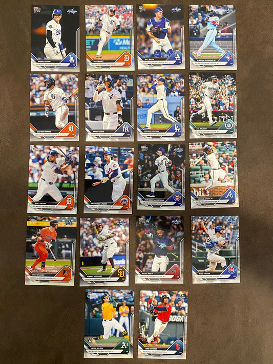 All Star Game (Complete Set) - 2025 Topps Now - 18 Card Set (PR: 14,521) -