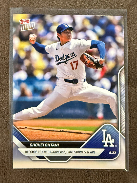 Shohei Ohtani - 2025 Topps Now - Card 338 (PR: 8,886) - Dodgers