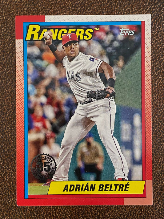 Adrian Beltre - 2025 Topps Series 1 - 1990 Insert - Rangers