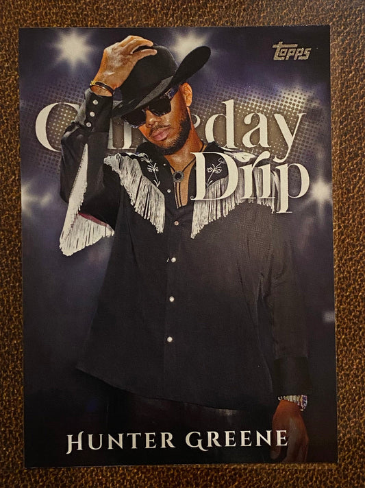 Hunter Greene - 2025 Topps Series 1 - Game Day Drip - Reds