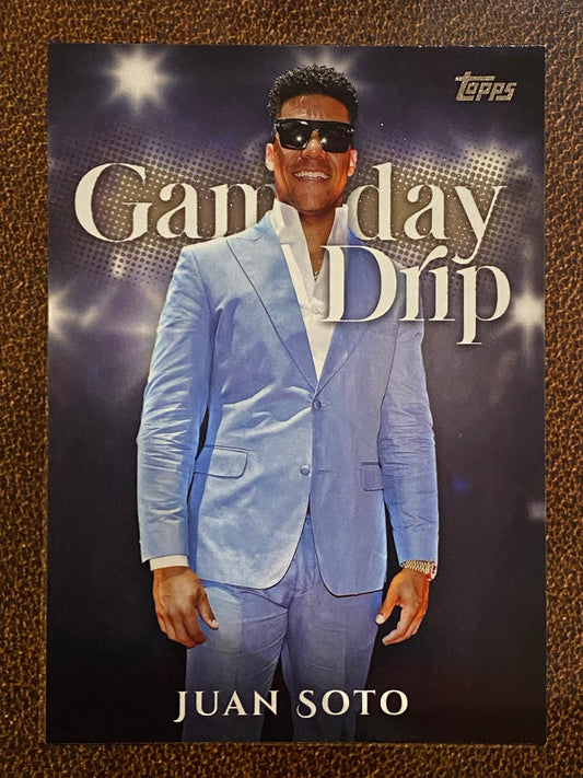 Juan Soto - 2025 Topps Series 1 - Game Day Drip - Mets