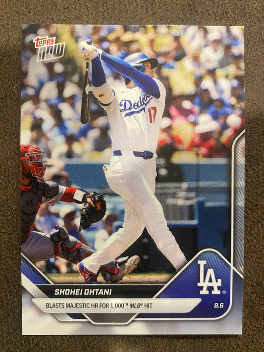 Shohei Ohtani - 2025 Topps Now - Card 527 (PR: 52,589) - Dodgers
