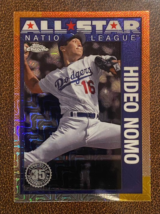 Hideo Nomo - 2025 Topps Series 2 - 1990 All Star Mojo Refractor - Dodgers
