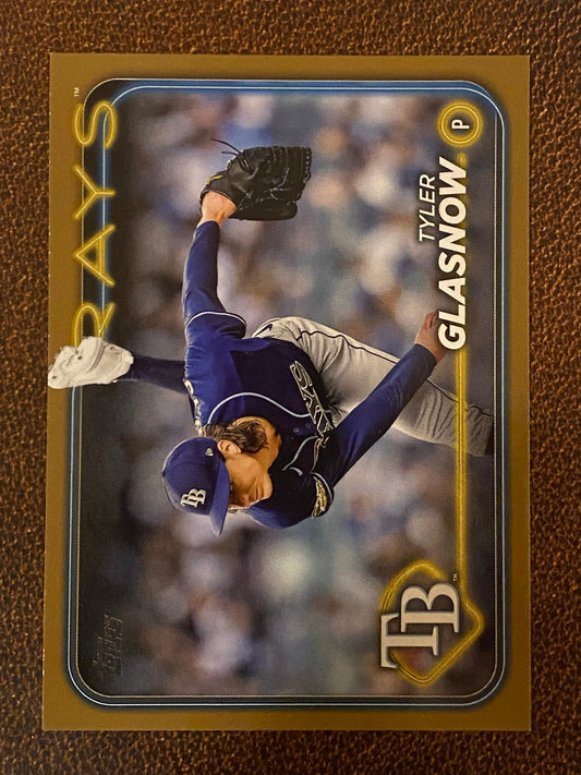 Tyler Glasnow - 2024 Topps Series 1 - Gold /2024 - Rays
