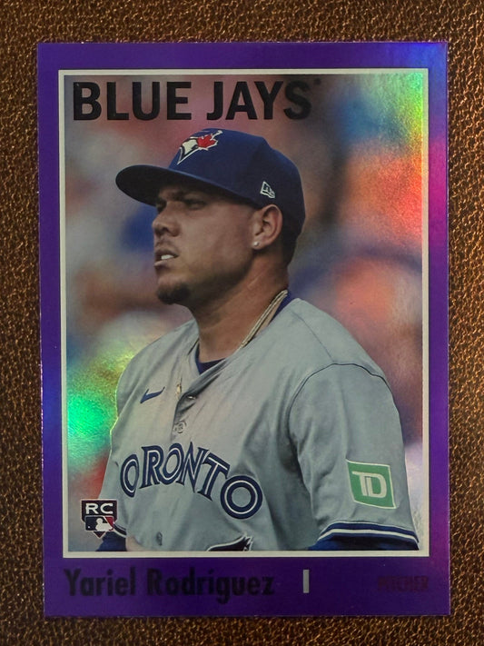 Yariel Rodriguez - 2024 Topps Archives - Purple Foil - Blue Jays