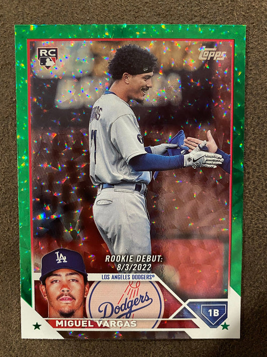 Miguel Vargas - 2023 Topps Update - Green Foil /499 - Dodgers