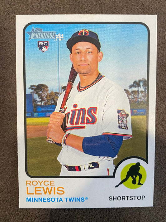 Royce Lewis - 2022 Topps Heritage High Number - Basecards - Twins