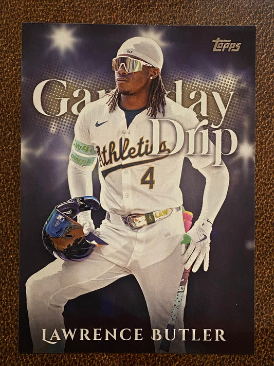 Lawrence Butler - 2025 Topps Series 1 - Game Day Drip - Athletics
