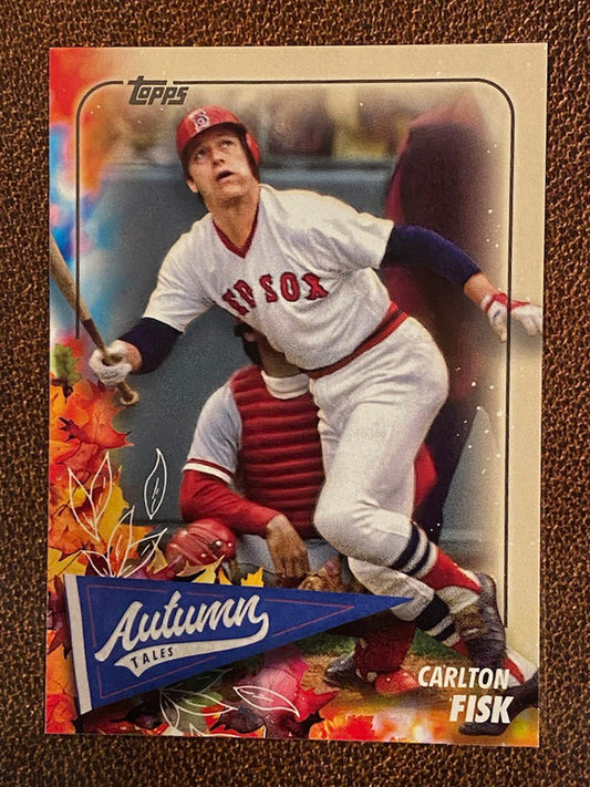 Carlton Fisk - 2024 Topps Update - Autumn Tales - Red Sox