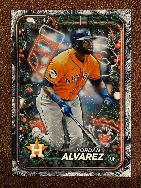 Yordan Alvarez - 2024 Topps Holiday - Tree Parallel - Astros