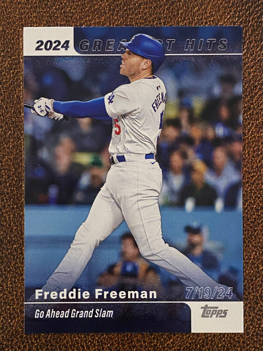 Freddie Freeman - 2025 Topps Series 1 - 2024 Greatest Hits - Dodgers