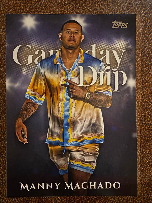 Manny Machado - 2025 Topps Series 1 - Game Day Drip - Padres