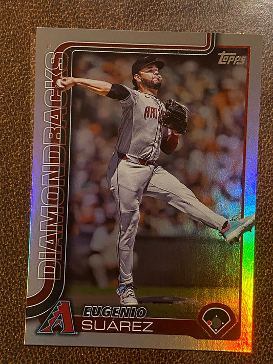 Eugenio Suarez - 2025 Topps Series 1 - Rainbow Foil - Diamondbacks