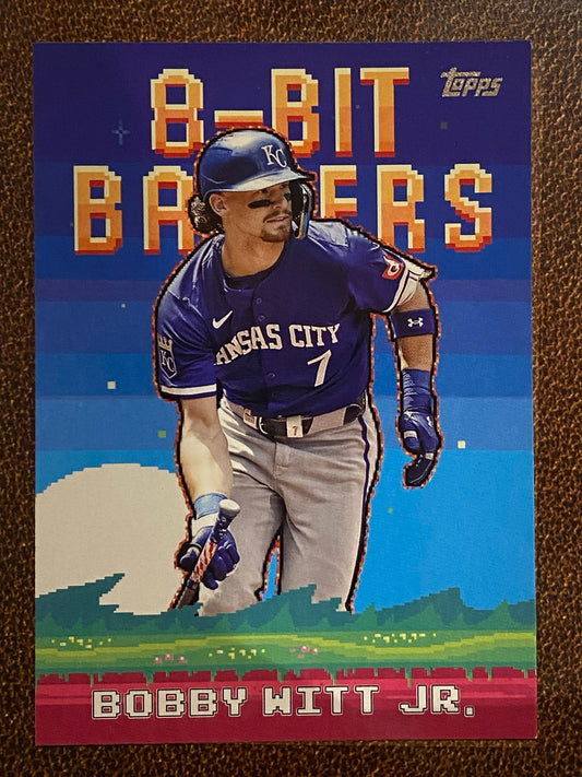 Bobby Witt Jr. - 2025 Topps Series 1 - 8-Bit Baller - Royals