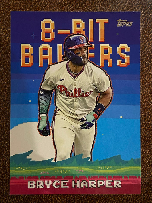 Bryce Harper - 2025 Topps Series 1 - 8-Bit Baller - Phillies