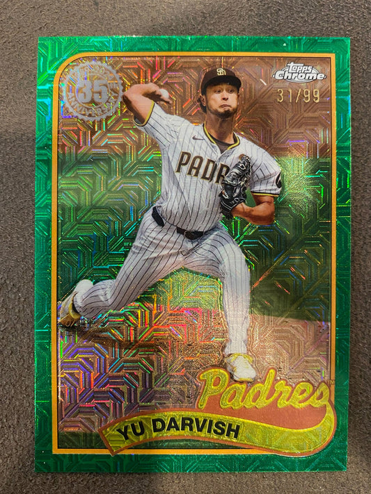 Yu Darvish -  2024 Topps Update - Silver Pack Mojo Green /99 - Padres