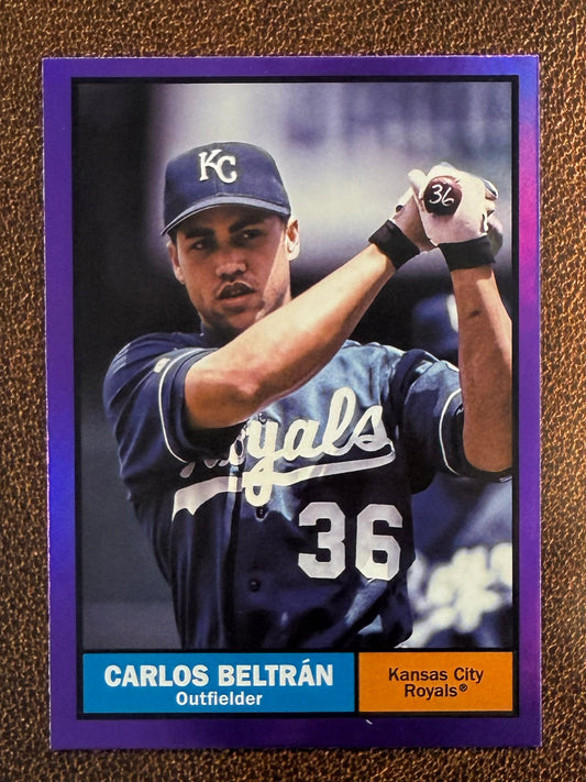 Carlos Beltran - 2024 Topps Archives - Purple Foil - Royals