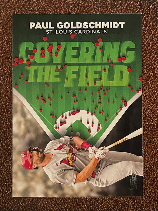 Paul Goldschmidt - 2024 Topps Series 2 - Covering the Field Insert - Cardinals