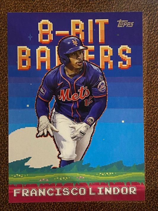 Francisco Lindor - 2025 Topps Series 1 - 8-Bit Baller - Mets