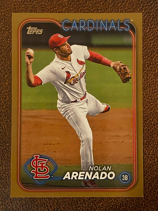 Nolan Arenado - 2024 Topps Series 1 - Gold /2024 - Cardinals