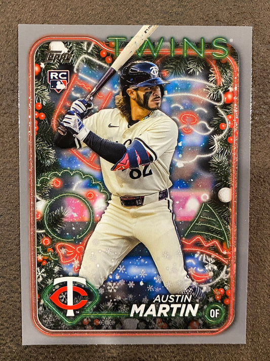 Austin Martin - 2024 Topps Holiday - Silver Glitter - Twins