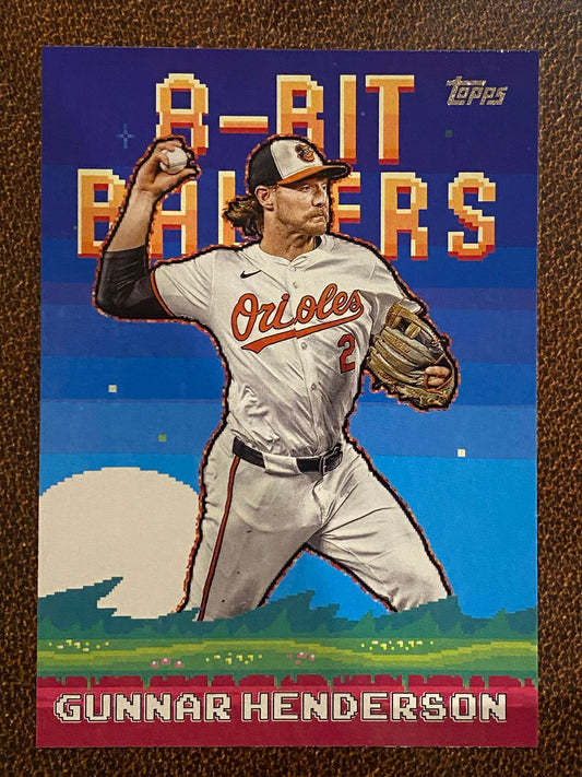 Gunnar Henderson - 2025 Topps Series 1 - 8-Bit Baller - Orioles