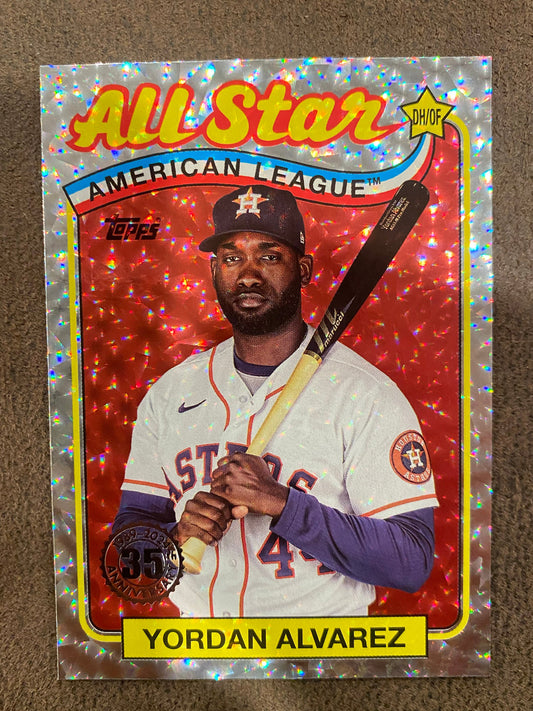 Yordan Alvarez - 2024 Topps Series 2 - All Star Silver Foilboards - Astros