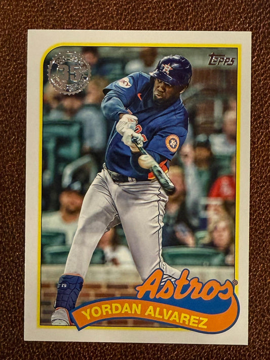 Yordan Alvarez - 2024 Topps Series 1 - 1989 Insert - Astros