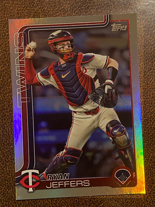Ryan Jeffers - 2025 Topps Series 1 - Rainbow Foil - Twins