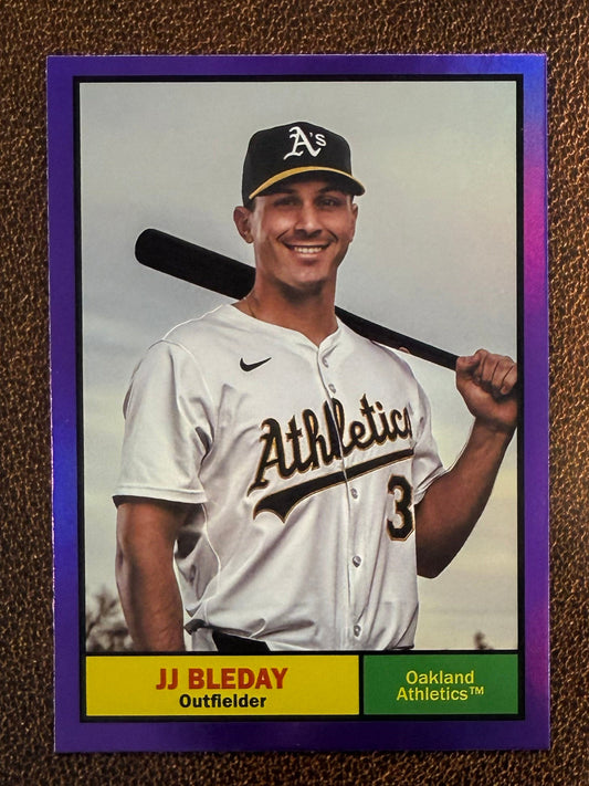 JJ Bleday - 2024 Topps Archives - Purple Foil - Athletics