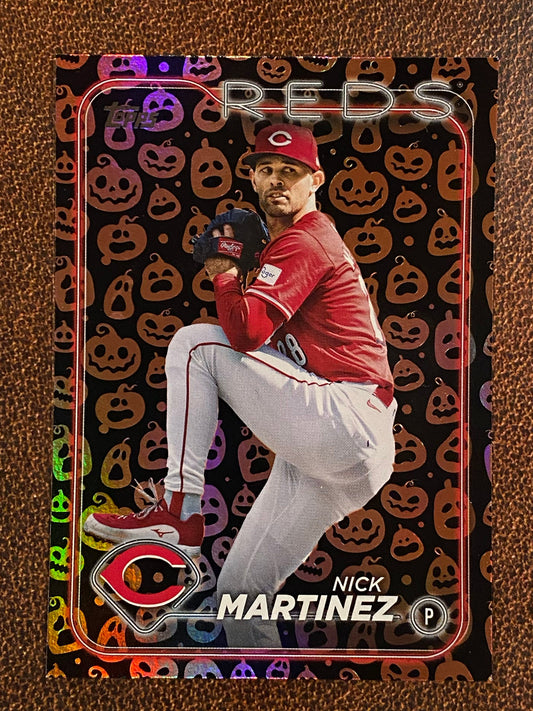 Nick Martinez - 2024 Topps Update - Halloween Jack O’ Lantern SP - Reds