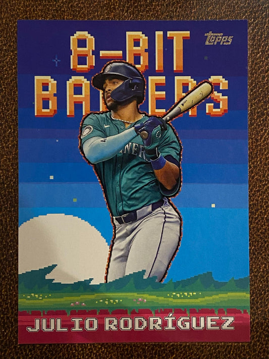 Julio Rodriguez - 2025 Topps Series 1 - 8-Bit Baller - Mariners